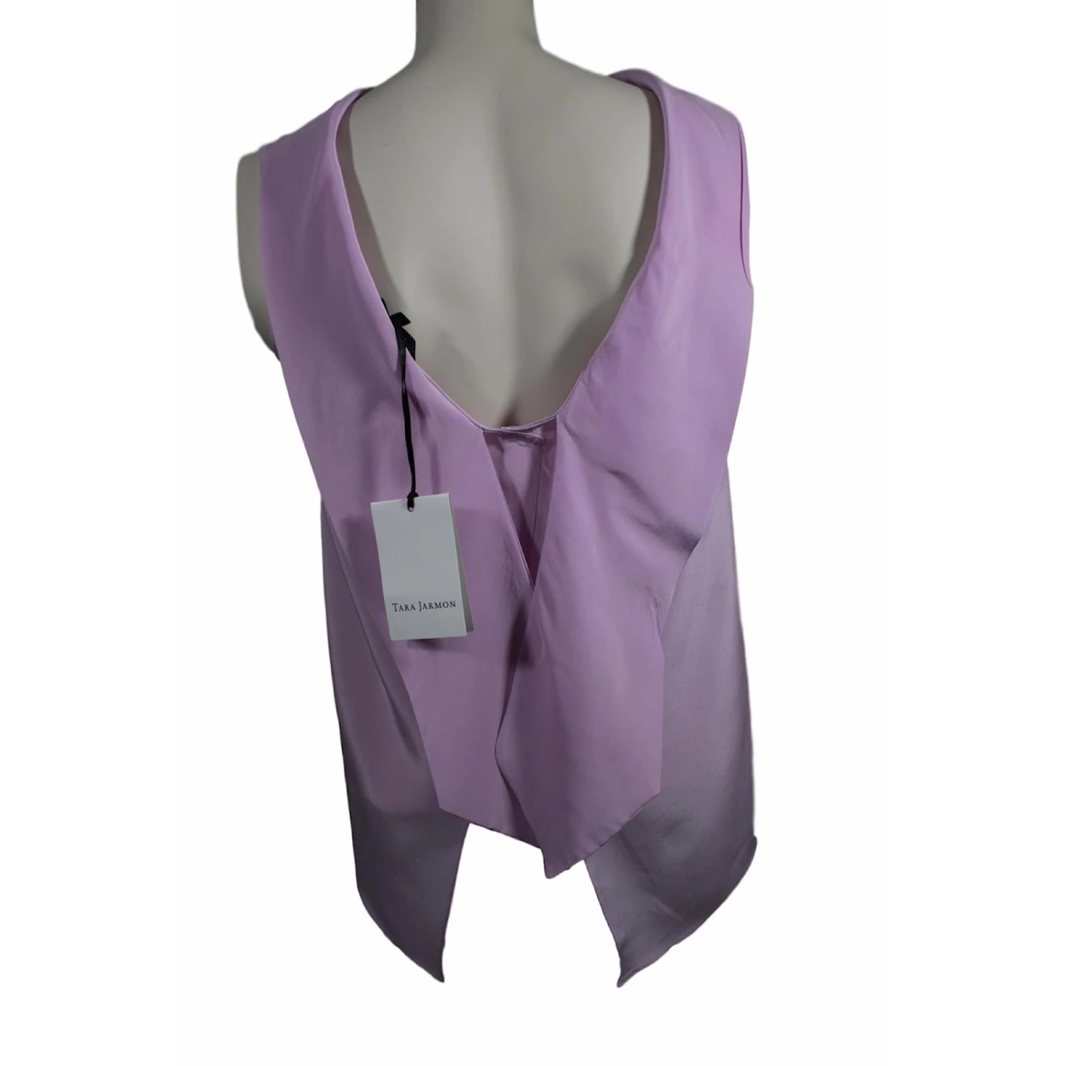 Tara Jarmon Top Soie Rose 2 Tara Jarmon Top Soie Rose – Image 2