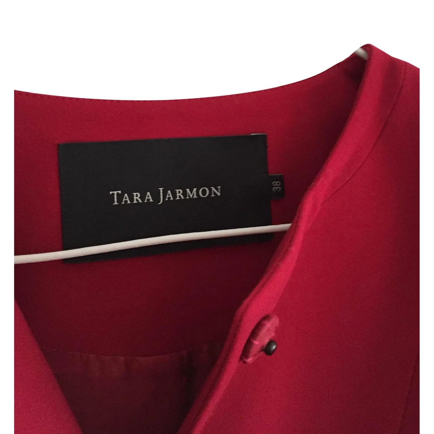 Tara Jarmon Veste Rouge 2 Tara Jarmon Veste Rouge – Image 2
