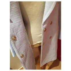 Tara Jarmon Manteaux, Vêtements D'extérieur Bleu Clair -Place 182314 4