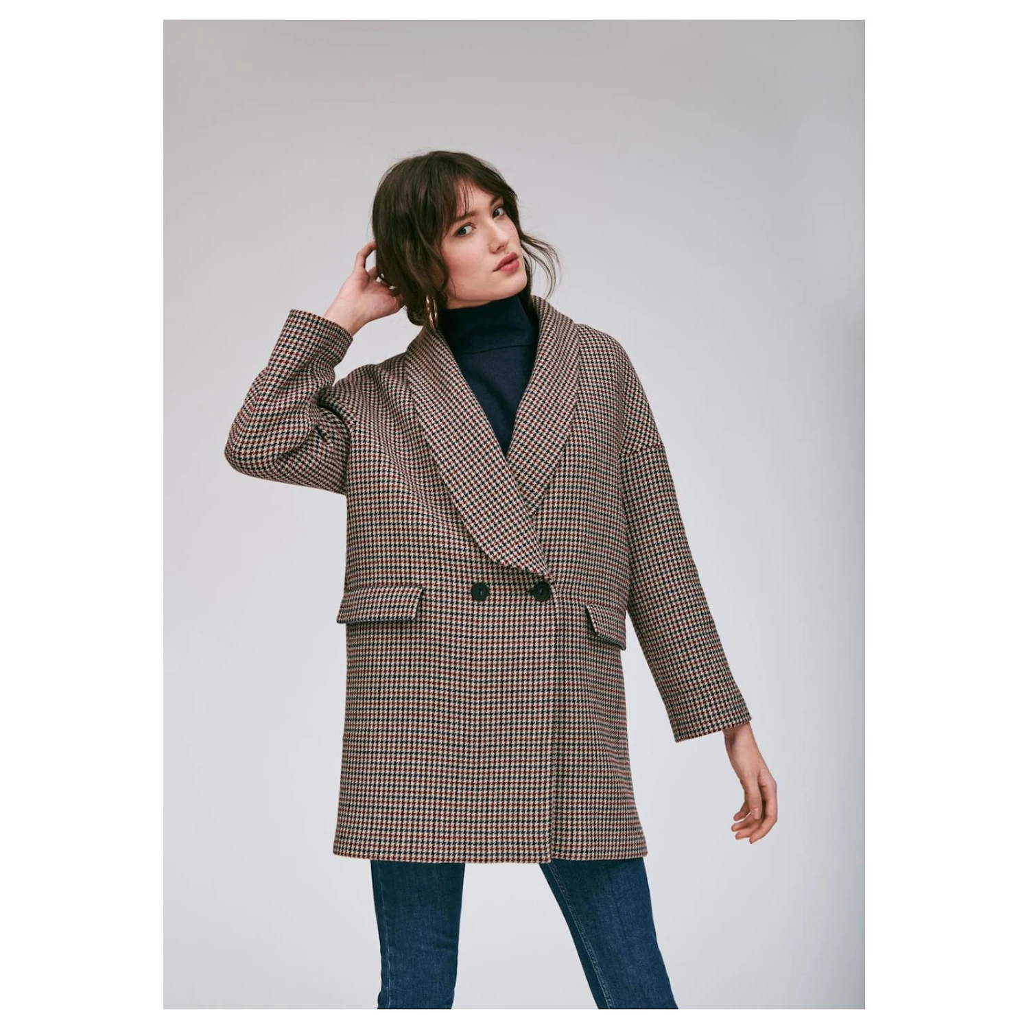 Tara Jarmon Manteaux, Vêtements D'extérieur Blanc Bleu Multicolore Beige Bordeaux 6 Tara Jarmon Manteaux, Vêtements D'extérieur Blanc Bleu Multicolore Beige Bordeaux – Image 6