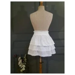 Jupe Tara Jarmon Blanc 8 Jupe Tara Jarmon Blanc -Place 246402 4