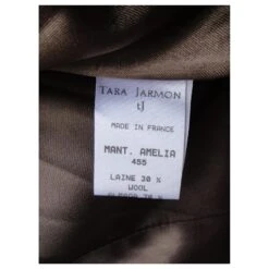 Manteay Tara Jarmon Alpaga & Laine T 38 Marron 10 Manteay Tara Jarmon Alpaga & Laine T 38 Marron -Place 249378 4