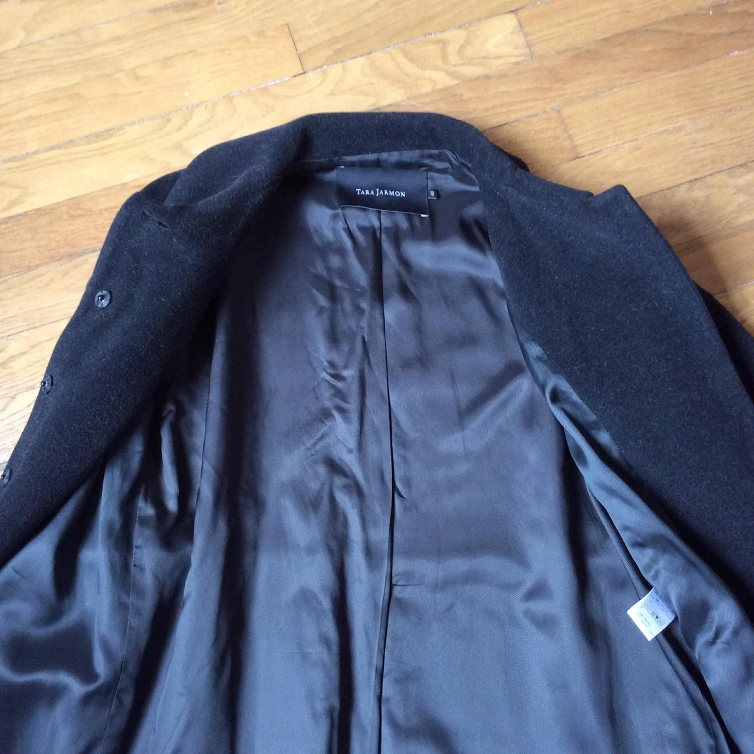 Tara Jarmon Manteau Noir 5 Tara Jarmon Manteau Noir – Image 5