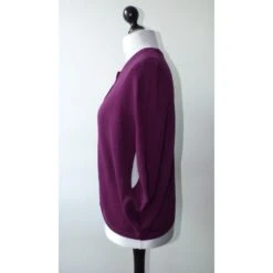Tara Jarmon Cardigan Poncho Violet -Place 26629 4