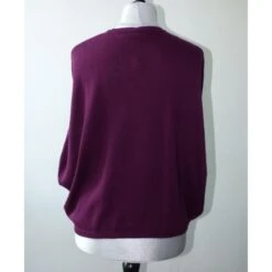 Tara Jarmon Cardigan Poncho Violet -Place 26629 5