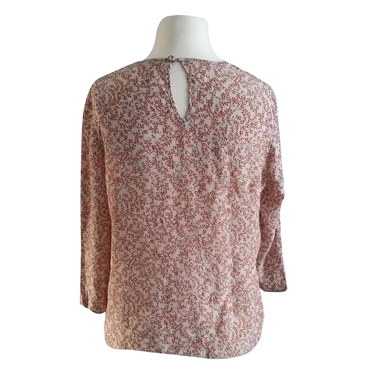 Tara Jarmon Top Rose Orange Crème 2 Tara Jarmon Top Rose Orange Crème – Image 2