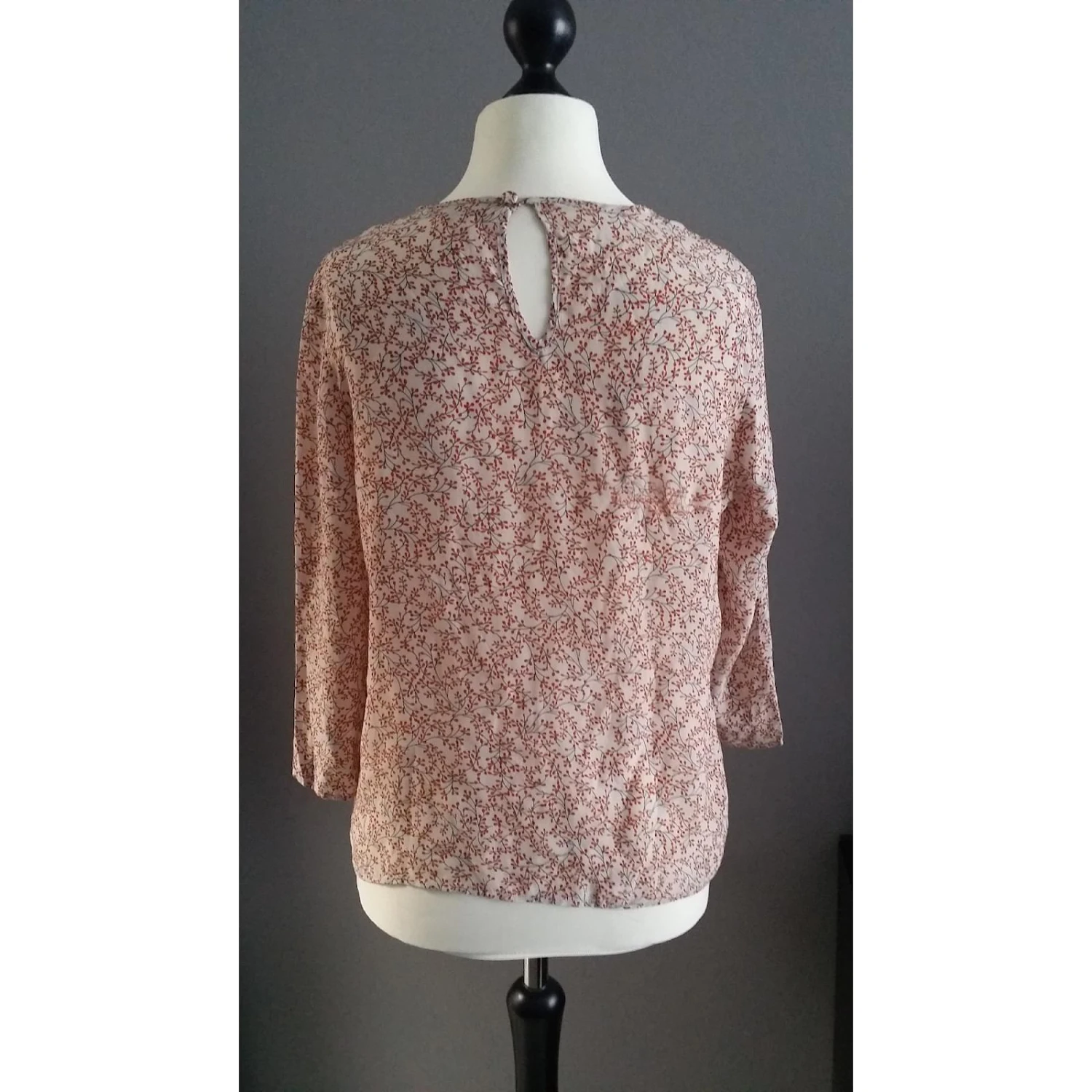 Tara Jarmon Top Rose Orange Crème 6 Tara Jarmon Top Rose Orange Crème – Image 6