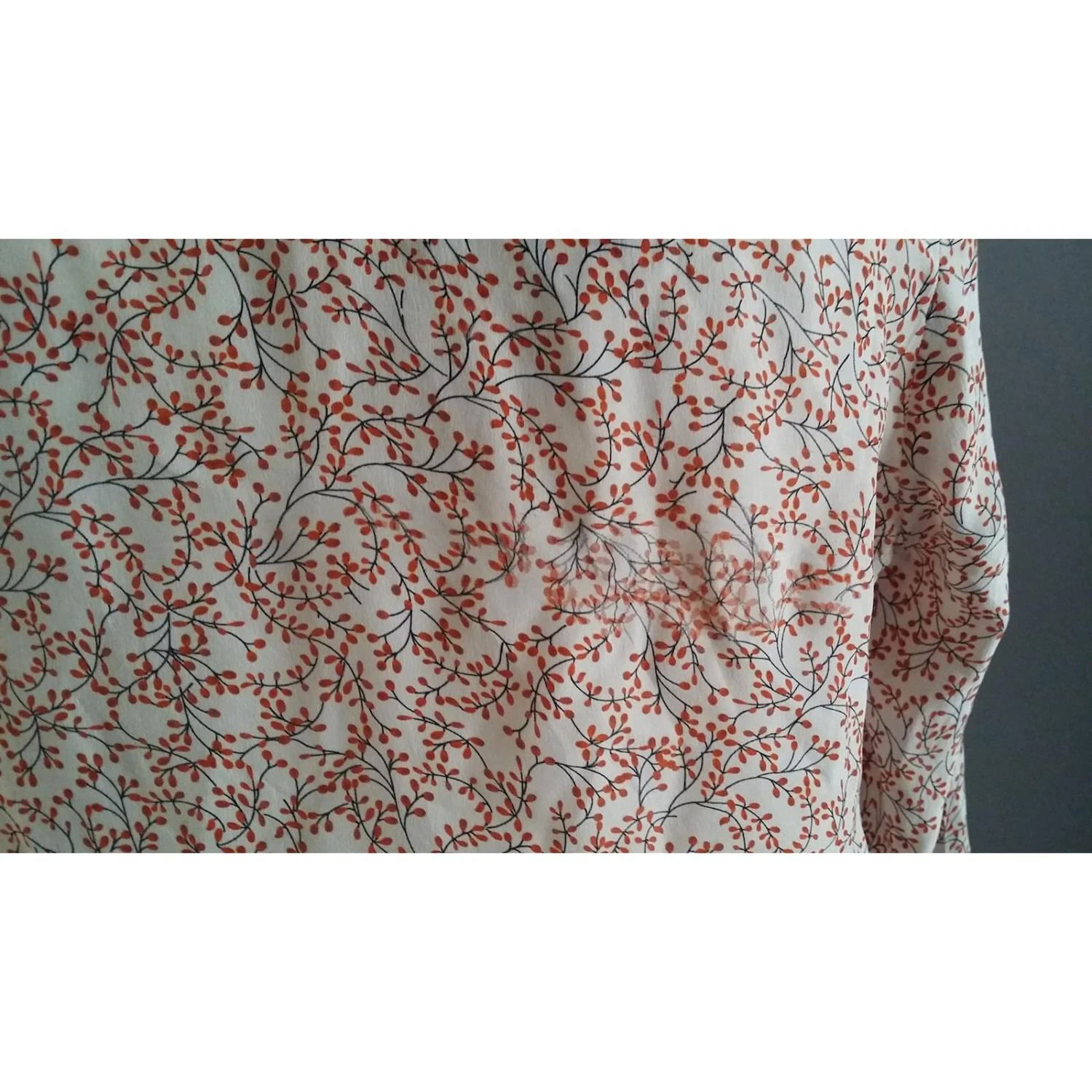 Tara Jarmon Top Rose Orange Crème 7 Tara Jarmon Top Rose Orange Crème – Image 7