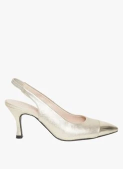 Tara Jarmon CLAUDIA - Escarpins En Cuir Métallisé | Doré