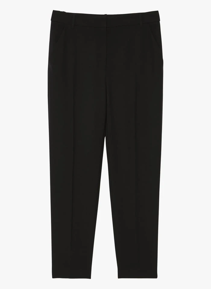 Tara Jarmon PHILIPPINE - Pantalon Cigarette | Noir 2 Tara Jarmon PHILIPPINE - Pantalon Cigarette | Noir – Image 2