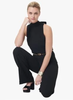 Tara Jarmon CECILE - Combinaison Sans Manches En Crêpe | Noir -Place 3983011