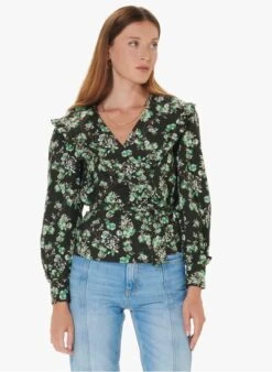 Tara Jarmon CRISTINA - Top Cache-cur Imprimé | Gris