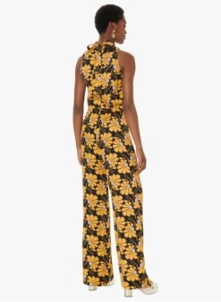 Tara Jarmon CECILE - Combinaison Droite En Viscose Imprimée | Noir 7 Tara Jarmon CECILE - Combinaison Droite En Viscose Imprimée | Noir -Place 4029892