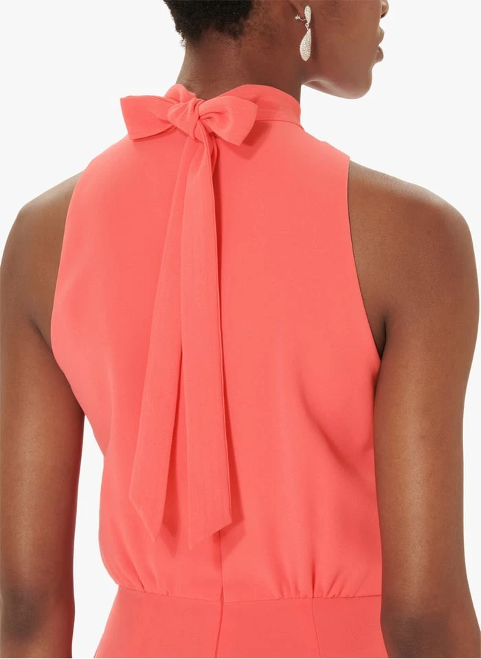 Tara Jarmon CECILE - Combinaison Col Montant Large | Rose 2 Tara Jarmon CECILE - Combinaison Col Montant Large | Rose – Image 2