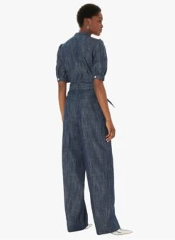 Tara Jarmon CARINNA - Combinaison Denim En Coton | Bleu -Place 4029910