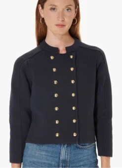 Tara Jarmon GARRY - Gilet Court Droit | Bleu
