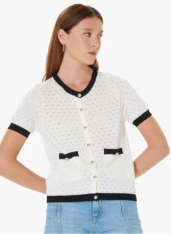 Tara Jarmon GEORGINA - Gilet En Laine | Blanc