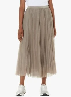 Tara Jarmon JUILLET - Jupe Longue Plissée | Beige