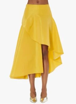 Tara Jarmon JAVIERA - Jupe Asymétrique Taille Haute | Jaune