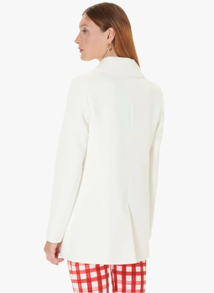 Tara Jarmon MARINELLA - Veste De Tailleur En Coton | Blanc 2 Tara Jarmon MARINELLA - Veste De Tailleur En Coton | Blanc – Image 2
