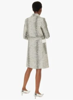 Tara Jarmon MALO - Manteau Imprimé Droit | Blanc 7 Tara Jarmon MALO - Manteau Imprimé Droit | Blanc -Place 4030049