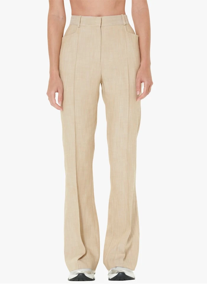 Tara Jarmon PREMIER - Pantalon Droit | Beige 1 Tara Jarmon PREMIER - Pantalon Droit | Beige