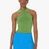 Tara Jarmon PRANA - Top Court Croisé Uni | Vert