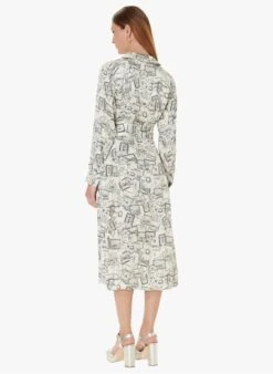 Tara Jarmon RACHELE - Robe Midi Col Chemise à Imprimés | Blanc 7 Tara Jarmon RACHELE - Robe Midi Col Chemise à Imprimés | Blanc -Place 4030219