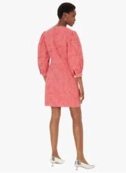 Tara Jarmon ROSALYN - Robe Courte Brodée En Coton | Rose -Place 4030229