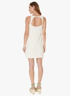 Tara Jarmon RUMBA - Robe Courte Col Rond | Blanc -Place 4030290