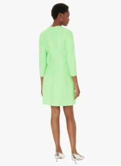 Tara Jarmon ROMEANA - Robe Courte Col V | Vert -Place 4030302