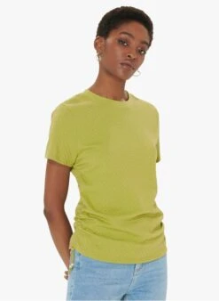 Tara Jarmon TANGUY - Tee-shirt Col Rond En Coton | Kaki
