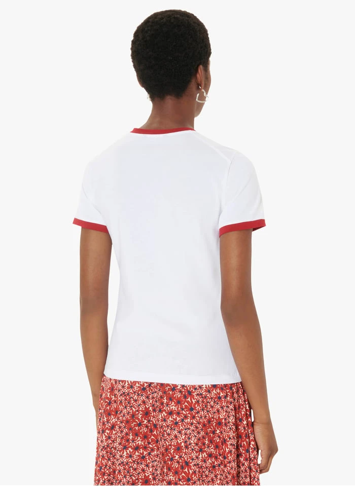 Tara Jarmon TODAY - Tee-shirt En Coton Imprimé | Blanc 2 Tara Jarmon TODAY - Tee-shirt En Coton Imprimé | Blanc – Image 2