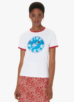 Tara Jarmon TODAY - Tee-shirt En Coton Imprimé | Blanc