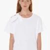 Tara Jarmon TARABOW - Tee-shirt à Noeud En Coton | Blanc
