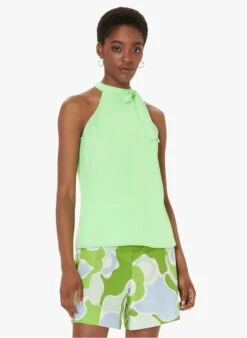 Tara Jarmon TIERRI - Top Col Américain Droit | Vert