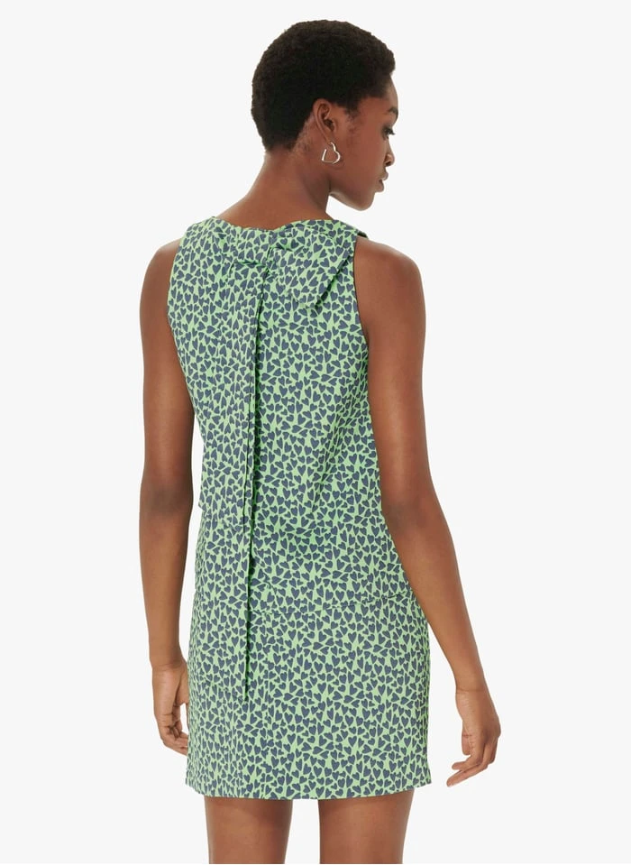 Tara Jarmon TATOU - Top Droit Col Rond à Imprimé | Vert 2 Tara Jarmon TATOU - Top Droit Col Rond à Imprimé | Vert – Image 2