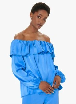 Tara Jarmon TRISTAN - Top Col Bustier | Bleu