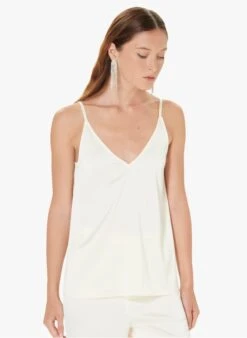 Tara Jarmon TAMARA - Caraco Col V | Blanc