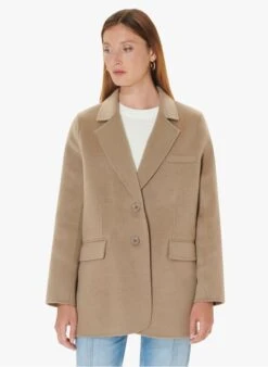 Tara Jarmon VIRGO - Veste Ample En Laine Mélangée | Beige