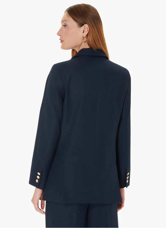 Tara Jarmon VANIA - Veste De Tailleur Cintrée | Bleu 2 Tara Jarmon VANIA - Veste De Tailleur Cintrée | Bleu – Image 2