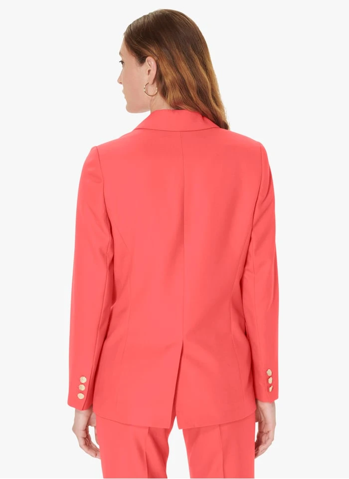 Tara Jarmon VIRGIE - Veste Col Tailleur | Rose 2 Tara Jarmon VIRGIE - Veste Col Tailleur | Rose – Image 2