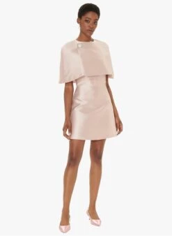 Tara Jarmon VALERIA - Cape Col Rond Satinée | Noir