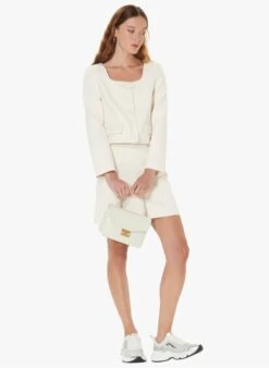 Tara Jarmon VERNIS - Veste Courte à Encolure Carrée | Blanc 7 Tara Jarmon VERNIS - Veste Courte à Encolure Carrée | Blanc -Place 4030737