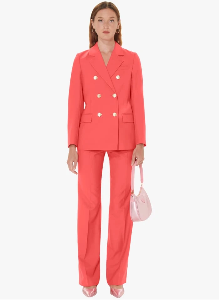 Tara Jarmon VIRGIE - Veste Col Tailleur | Rose 4 Tara Jarmon VIRGIE - Veste Col Tailleur | Rose – Image 4