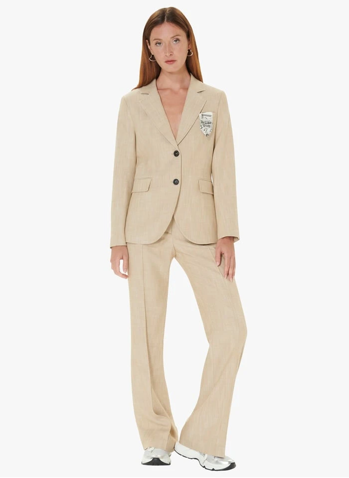 Tara Jarmon VERSEAU - Veste De Blazer | Beige 4 Tara Jarmon VERSEAU - Veste De Blazer | Beige – Image 4