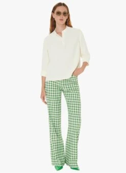 Tara Jarmon TITOUAN - Top Col Mao Fluide | Blanc -Place 4030744