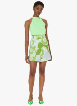 Tara Jarmon TIERRI - Top Col Américain Droit | Vert -Place 4030765