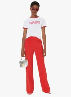 Tara Jarmon TARAGIRLS - Tee-shirt Col Rond En Coton | Blanc -Place 4030776