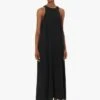 Tara Jarmon ROXANNE - Robe Longue Col Rond | Noir
